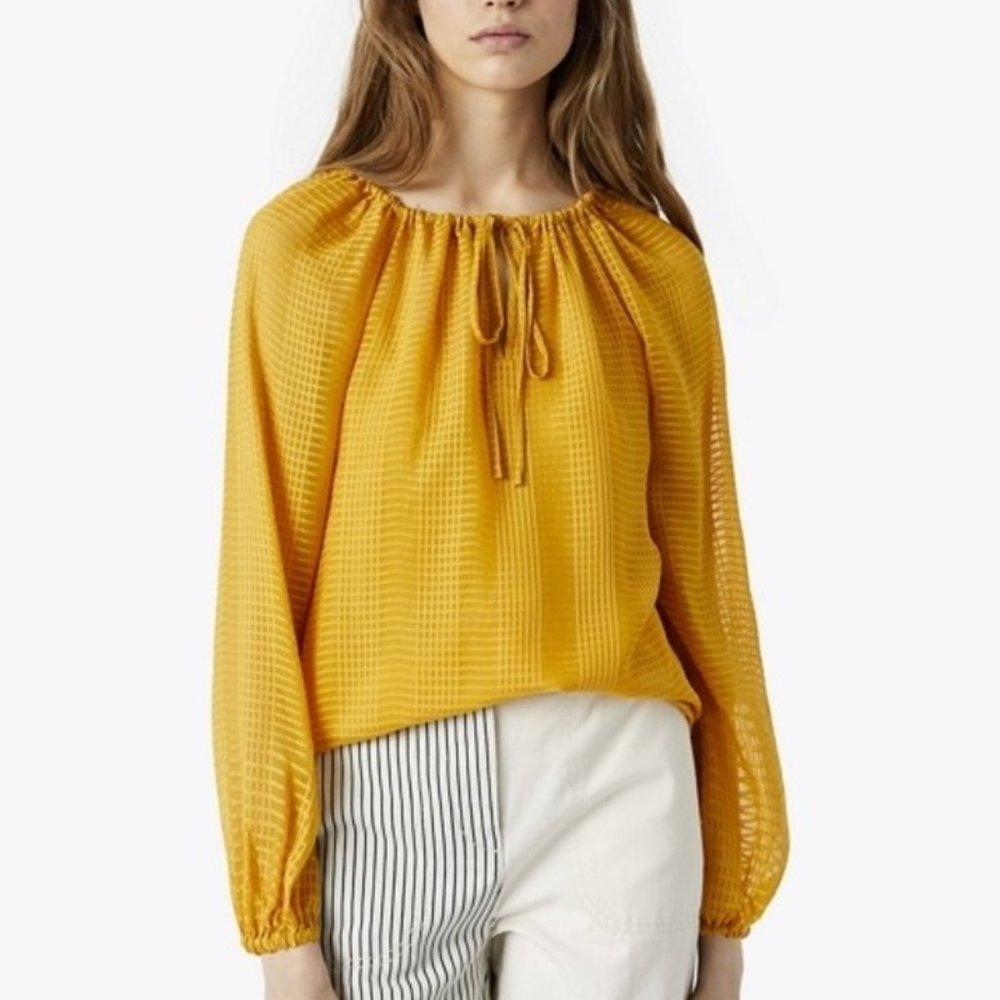NEW! Tory Burch Natalie 100% SILK Top Blouse